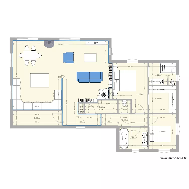 maison1. Plan de 