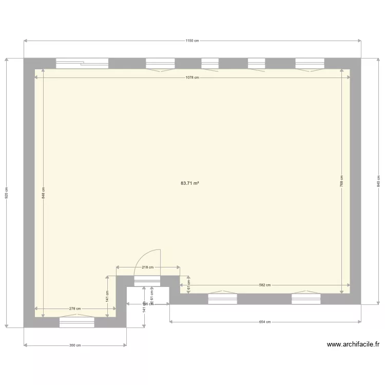 MOREAU LAROCHE. Plan de 