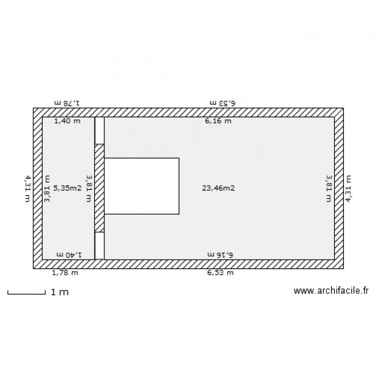 CHAMBRE MAISON. Plan de 0 pièce et 0 m2