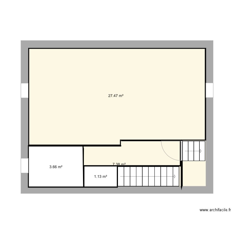 étage. Plan de 0 pièce et 0 m2