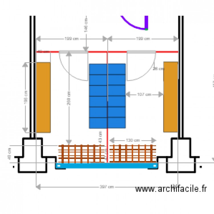 BA Vestiaire douche 31052018. Plan de 0 pièce et 0 m2
