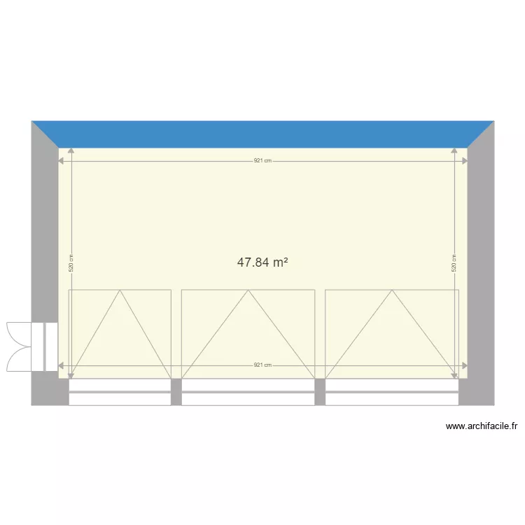 garage. Plan de garage. Plan de