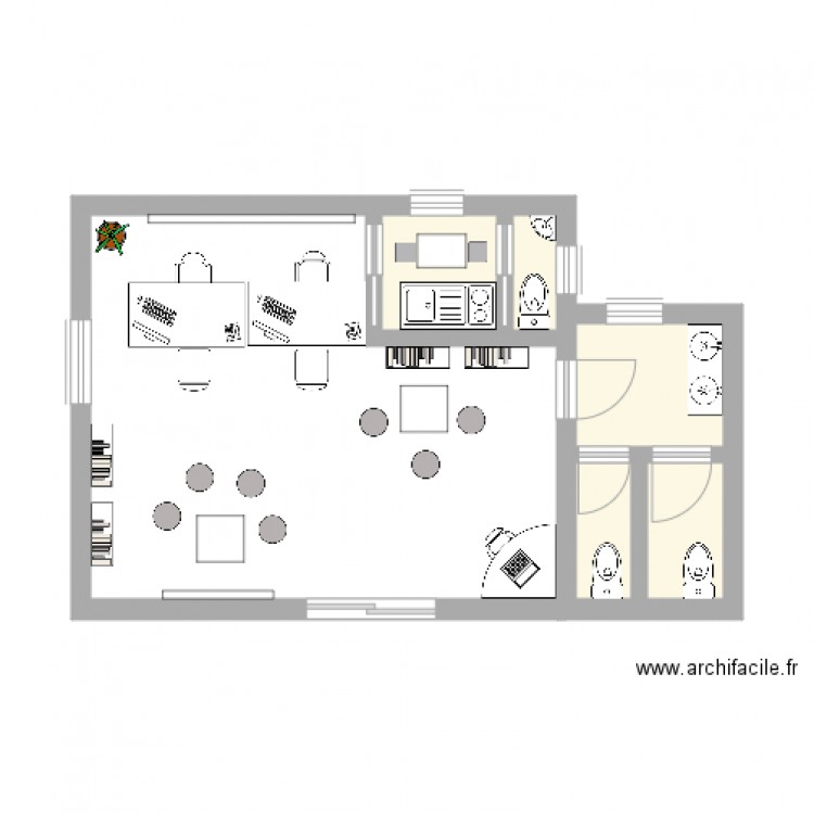 Office du tourisme ou agence de voyage. Plan de 0 pièce et 0 m2