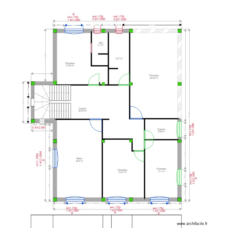 plan principal . Plan de 0 pièce et 0 m2