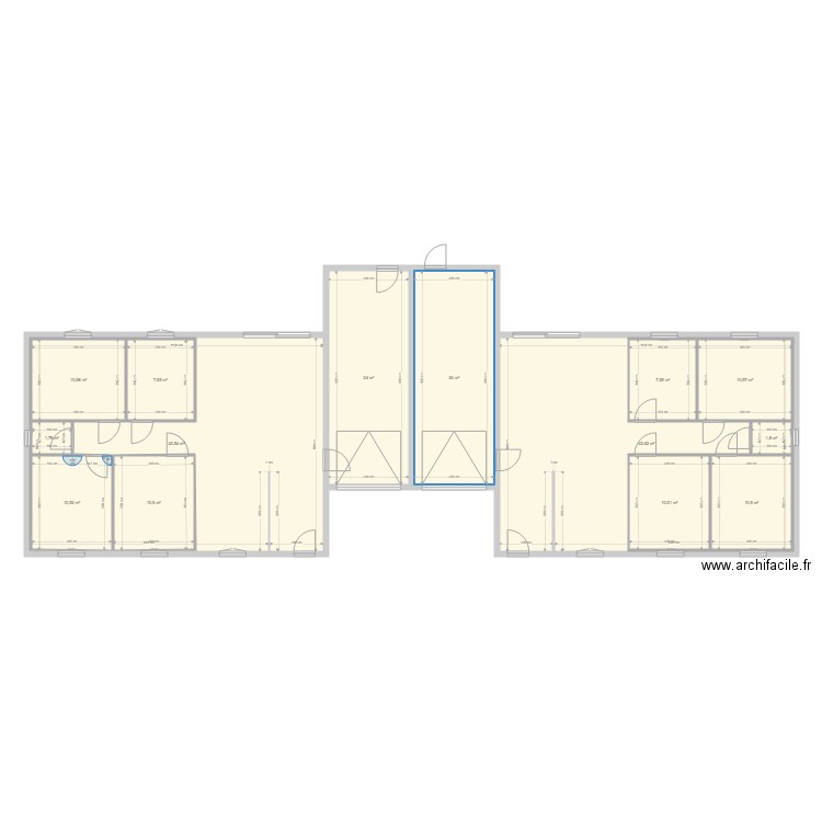 MAISON JUMELEE SENARGENT fenêtre et portes. Plan de 0 pièce et 0 m2