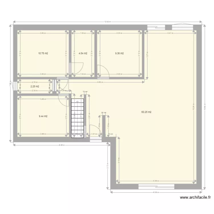 Plan rez de chaussee. Plan de 