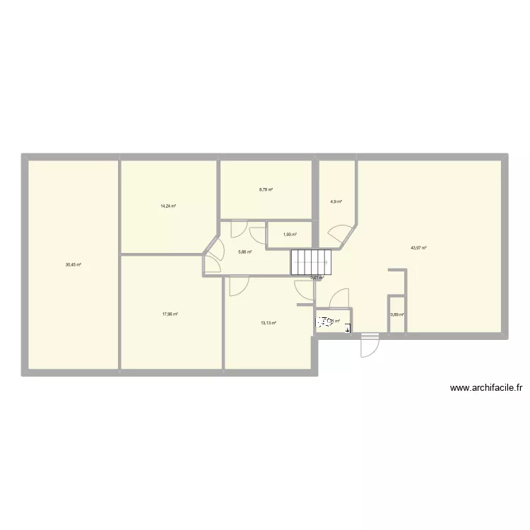 Oullieres Projet. Plan de 