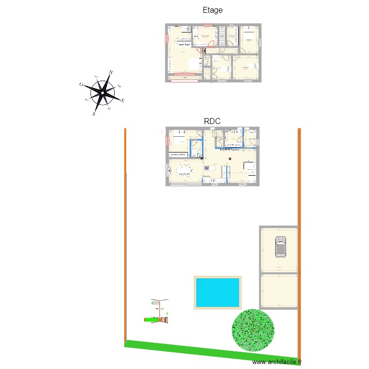 St Bernard échelle Projet V8. Plan de 0 pièce et 0 m2