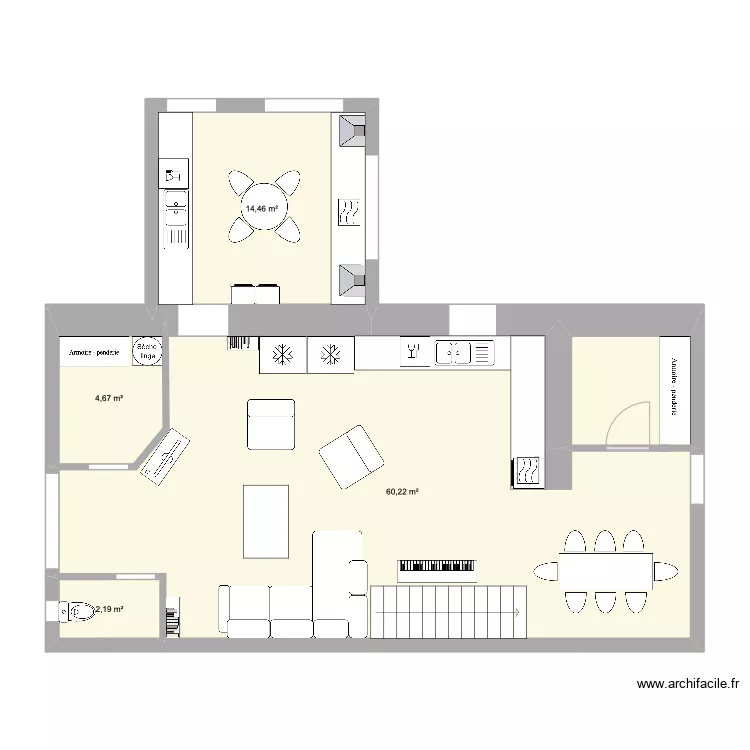 Plan La Villa Zen - RDC. Plan de Plan La Villa Zen - RDC. Plan de