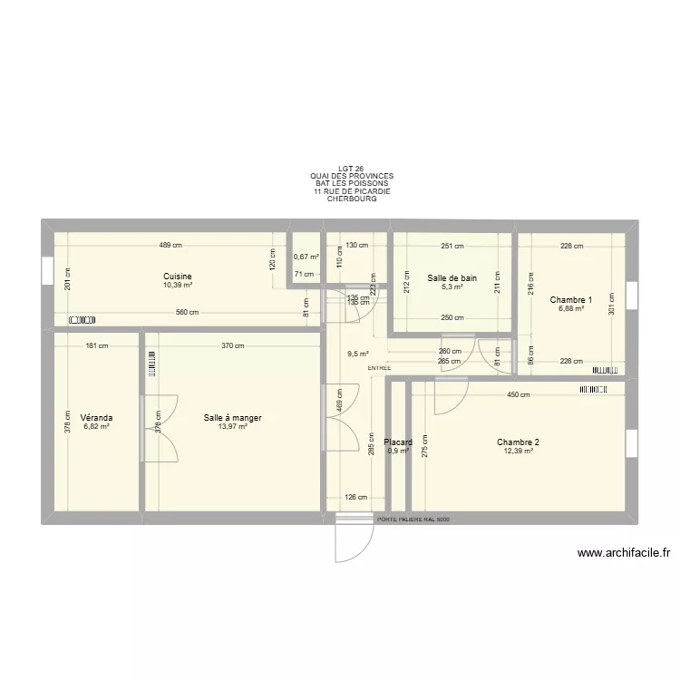 BAT LES POISSONS LGT 26. Plan de 