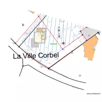 ue de la loge avec plan Maou&eacute; Centre