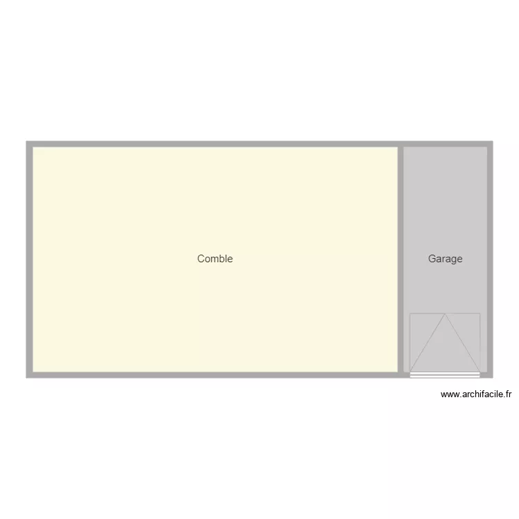 comble renoncules. Plan de 