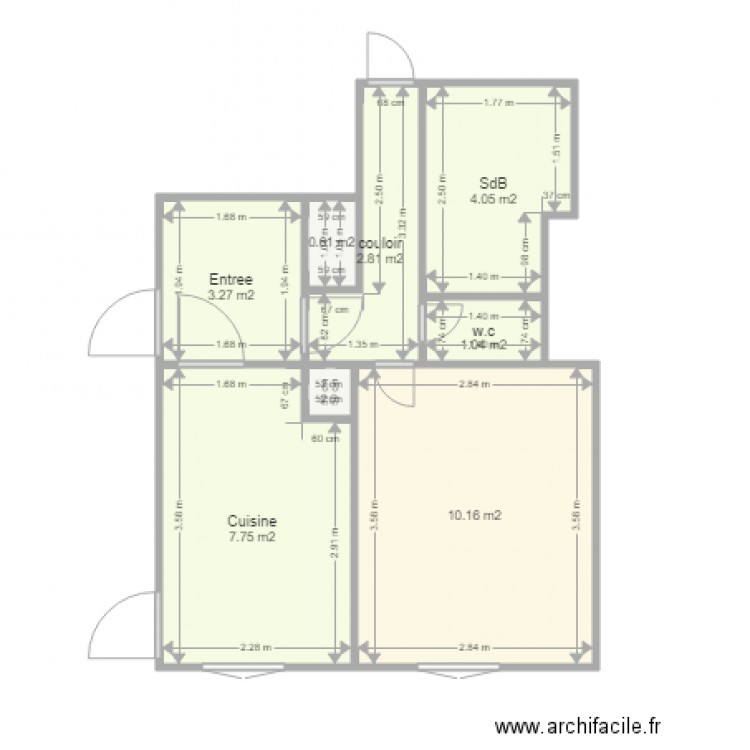 AppartementV3. Plan de 0 pièce et 0 m2