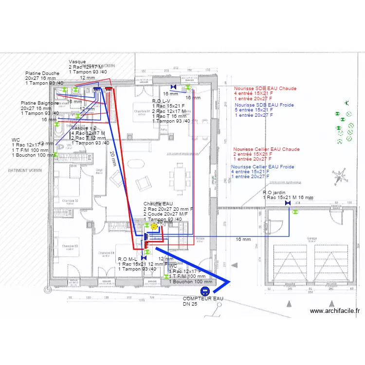 Plomberie ST PHILBERT. Plan de Plomberie ST PHILBERT. Plan de