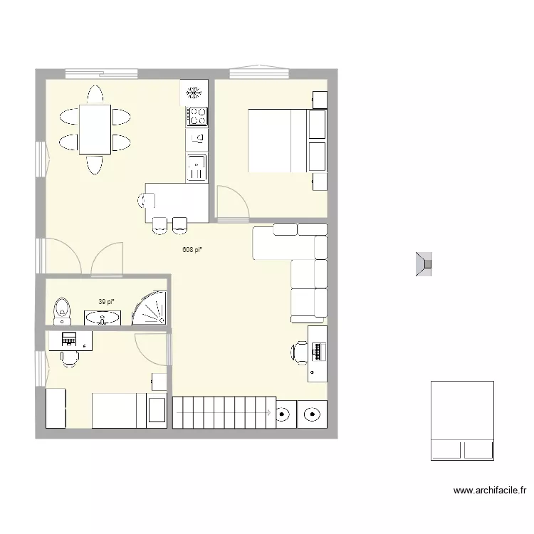 boucherie 2eme etage 3. Plan de 