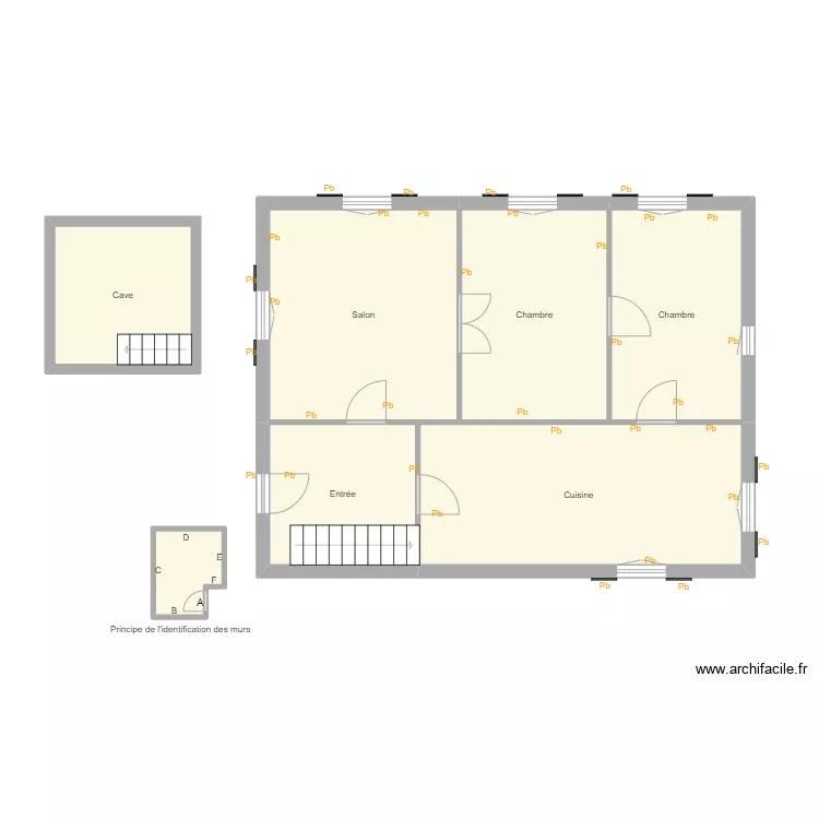 Croquis GROSS Rch . Plan de 