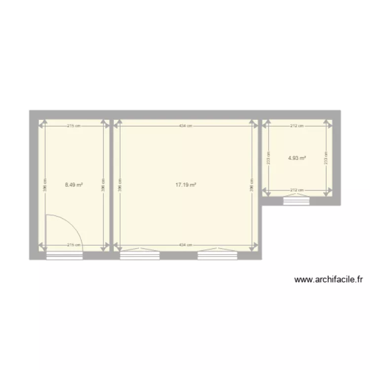 Hernad 8 13M 30m2 450cm. Plan de Hernad 8 13M 30m2 450cm. Plan de