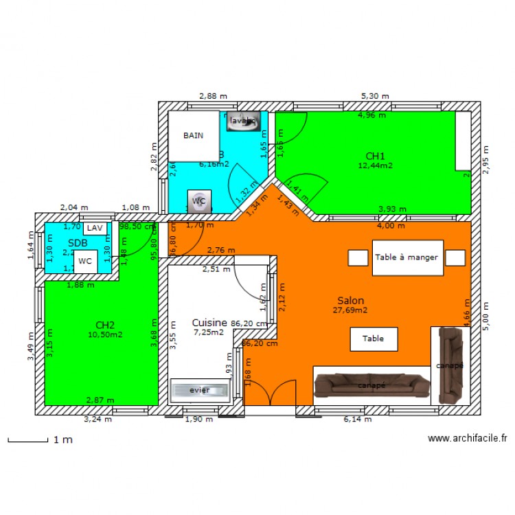 plan 3. Plan de 0 pièce et 0 m2