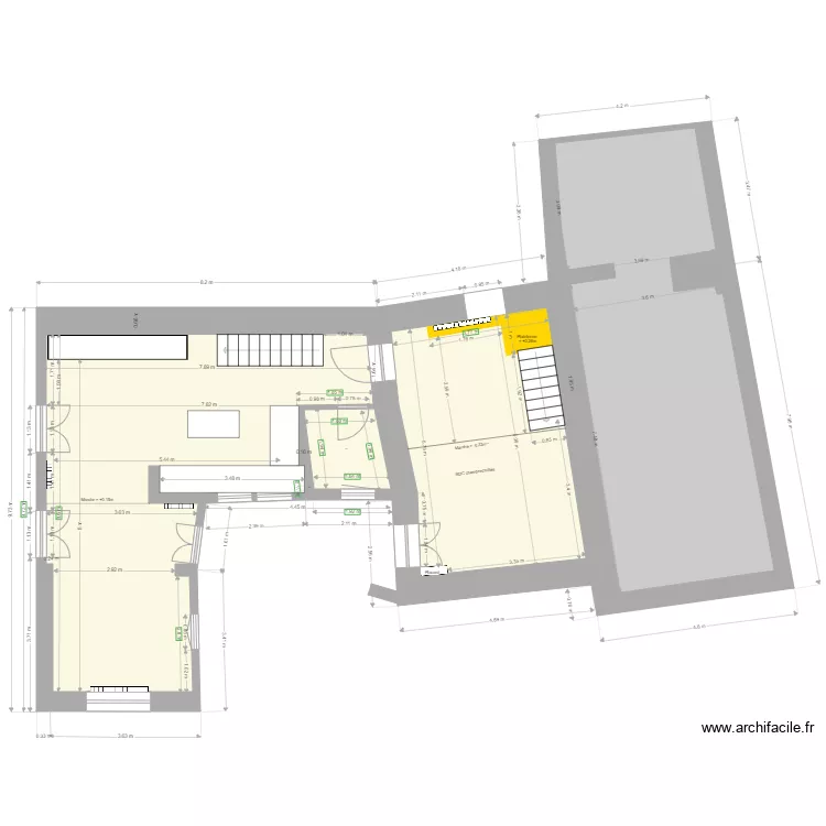 Maison 9. Plan de 