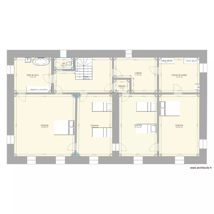 Le Vauharouard. Plan de 