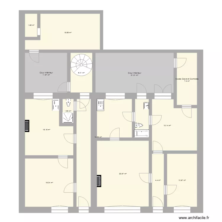 Chateaudun. Plan de 