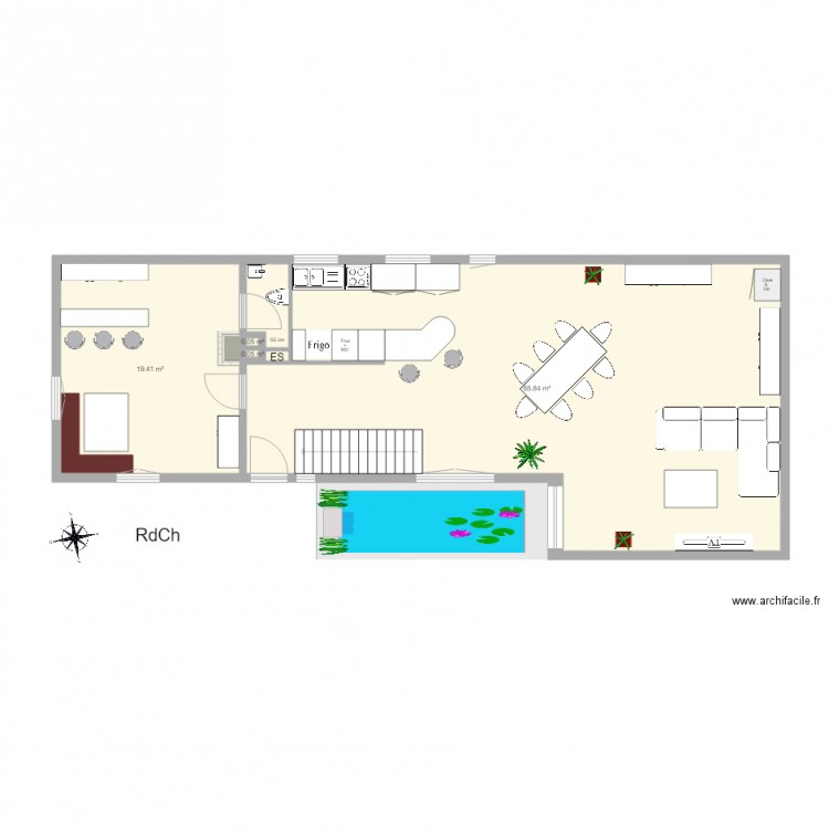 Bornert Manuel RdC Meublé. Plan de 0 pièce et 0 m2