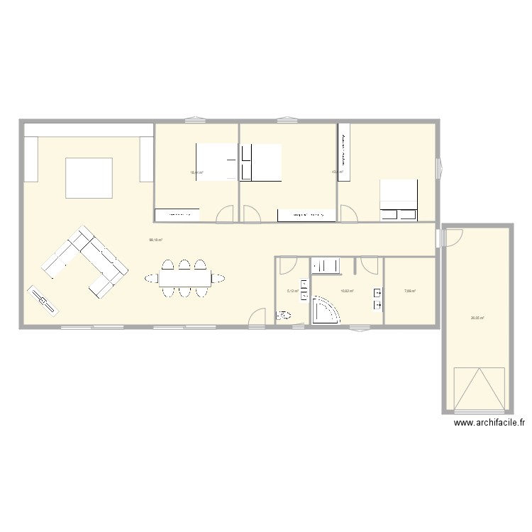 plan agencement cabanes 2. Plan de 0 pièce et 0 m2