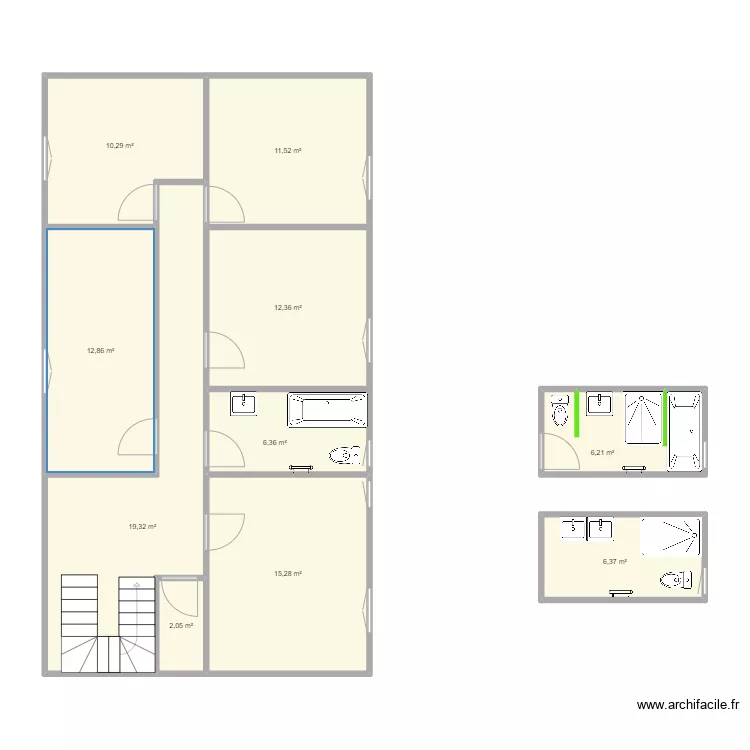DENOIS - CUMIERES. Plan de 
