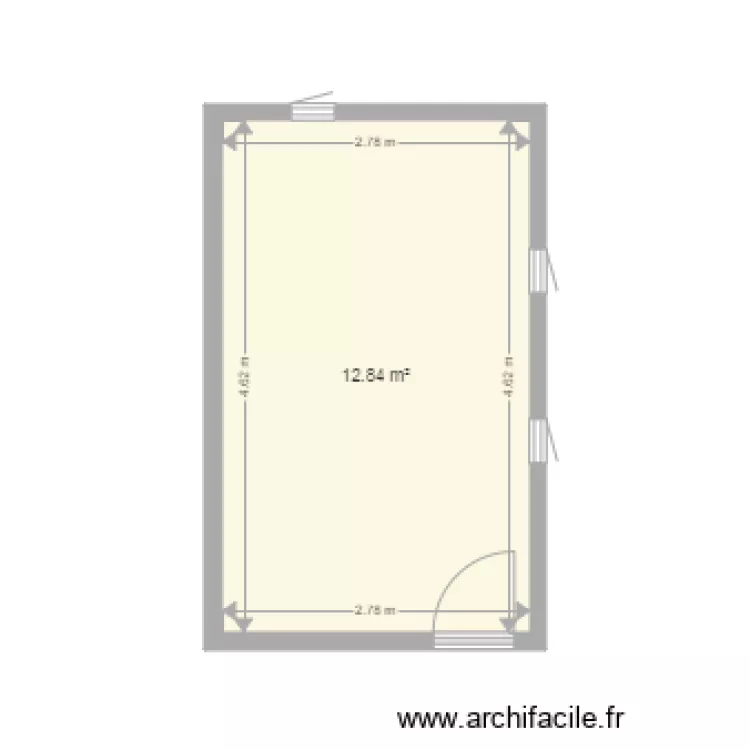 REMISE PORT CAMARGUE. Plan de 