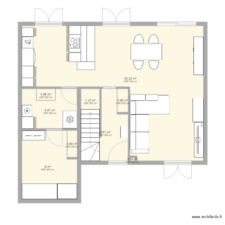 jo rdc projet 1. Plan de 0 pièce et 0 m2