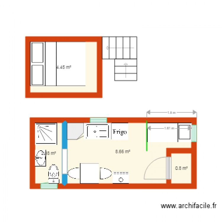 tiny house3. Plan de 0 pièce et 0 m2