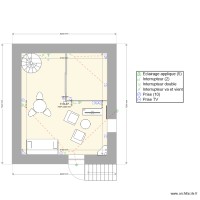 plan électrique étage