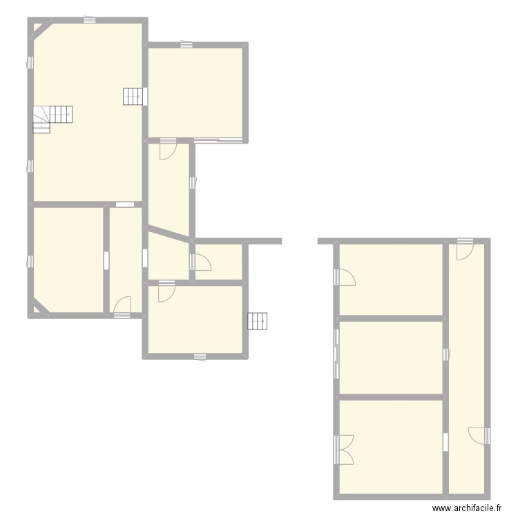 19777-2022-JAYET. Plan de 13 pièces et 202 m2