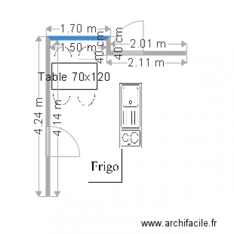 KITCHEN BUAREAU TELECOM 1. Plan de 0 pièce et 0 m2