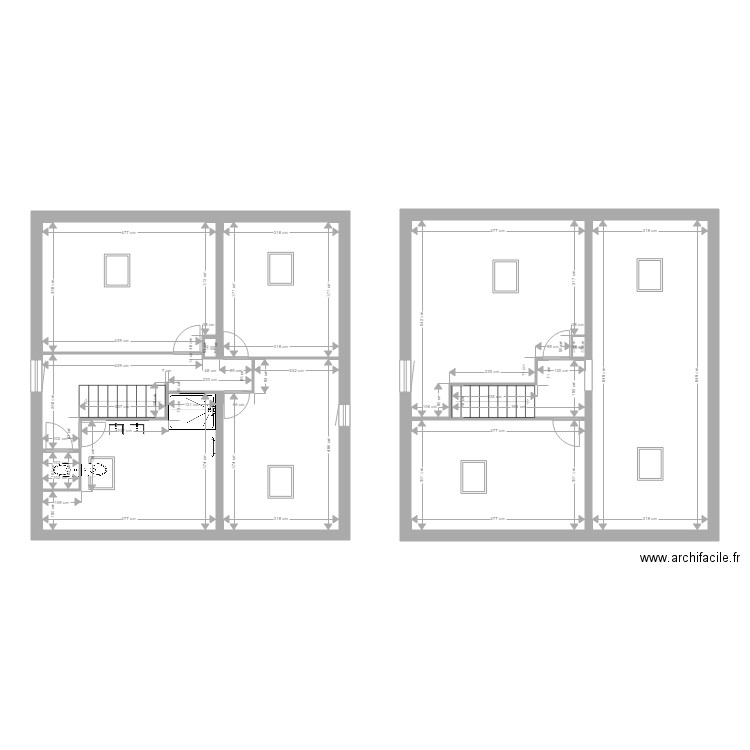 Maison écharcon Plan 1er étage Modifier n1. Plan de 0 pièce et 0 m2