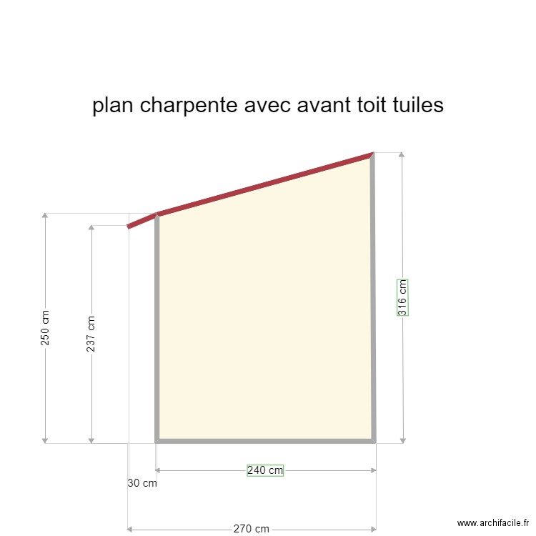 local technique 4. Plan de 1 pièce et 6 m2