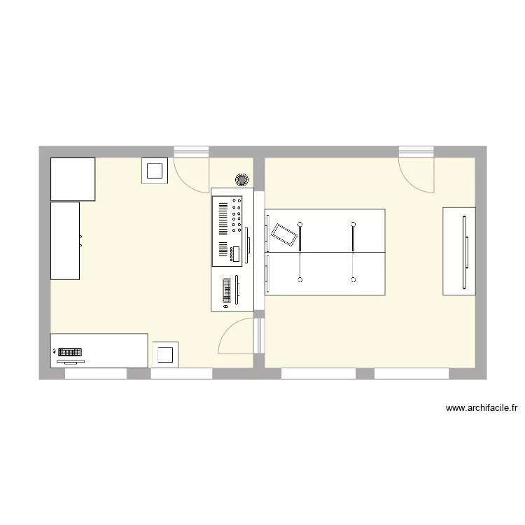 projet agrandisement v2. Plan de 