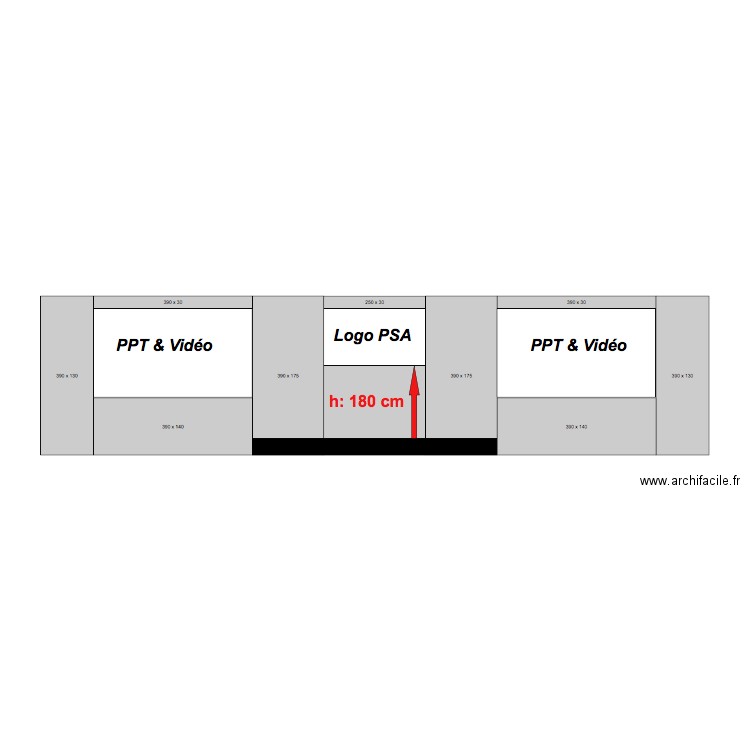 Mur Starling Geneva 1 PSA 2019. Plan de 0 pièce et 0 m2