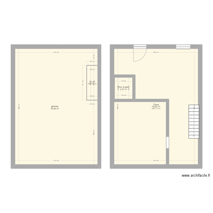 grenier cave eprave. Plan de 0 pièce et 0 m2