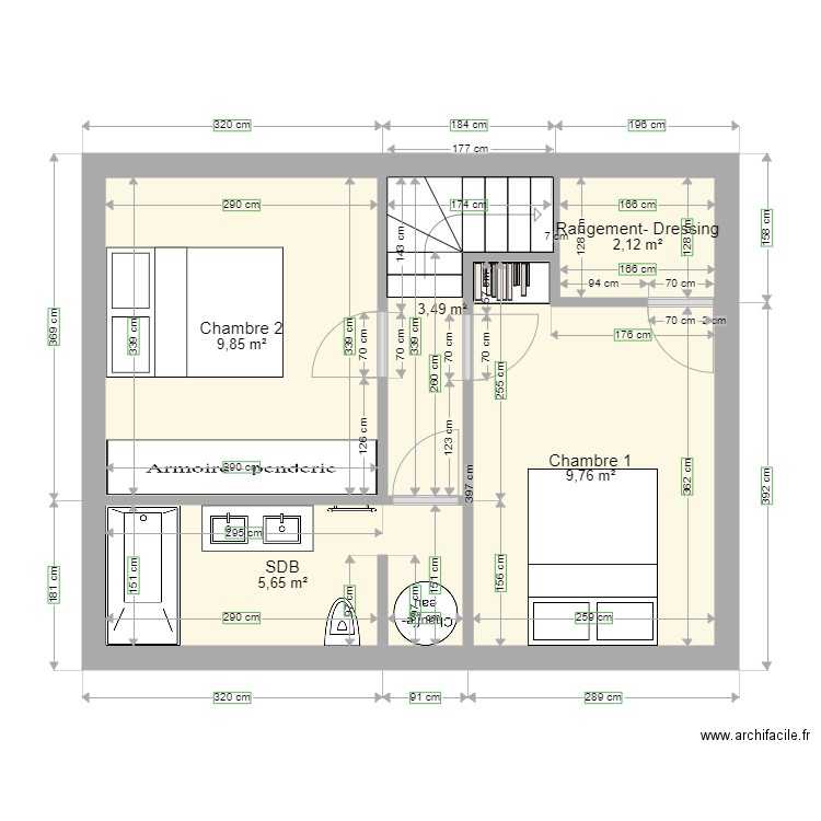 MAISON FAREINS HAUT V2. Plan de 0 pièce et 0 m2