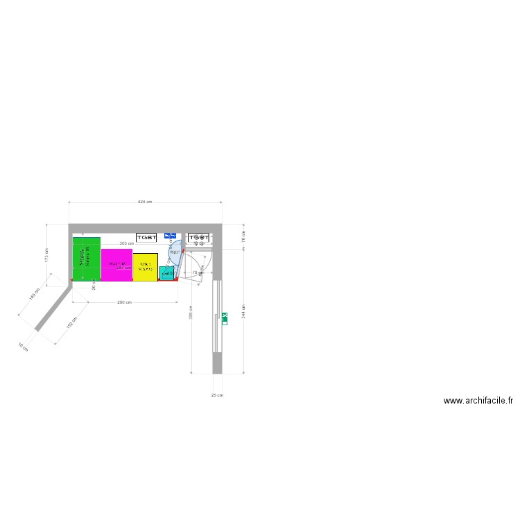 CARREFOUR EXPRESS SABLE SUR SARTHE. Plan de 0 pièce et 0 m2