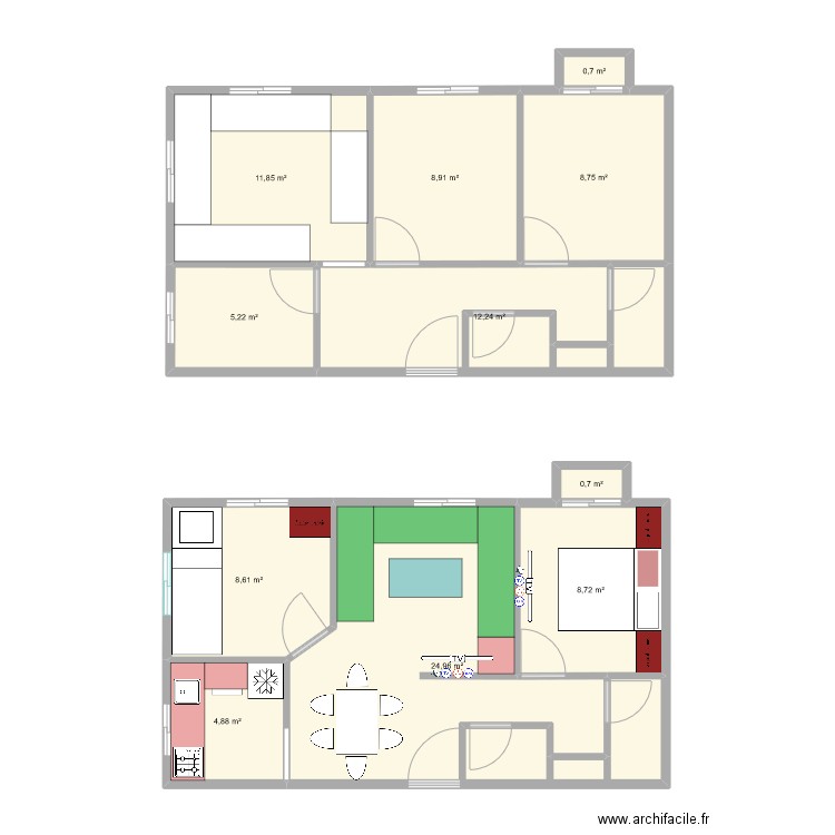 HOUSE. Plan de 0 pièce et 0 m2
