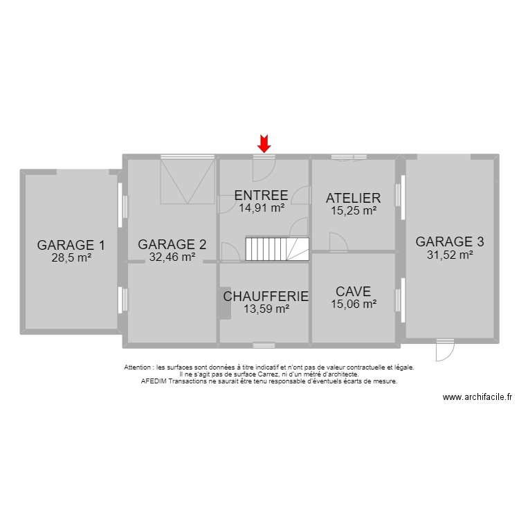 BI 11219 -. Plan de 40 pièces et 389 m2