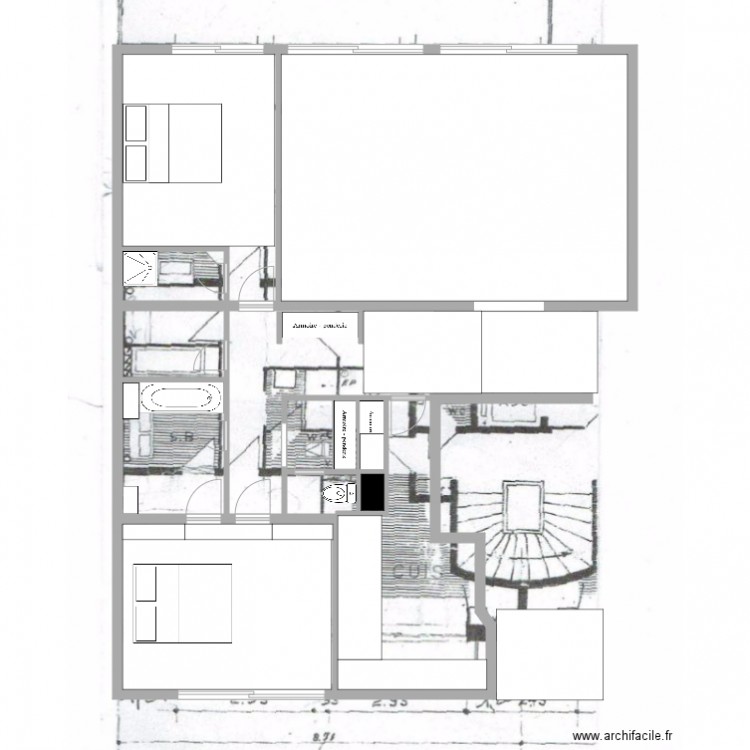 03plan Neuilly. Plan de 0 pièce et 0 m2