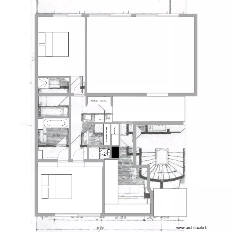 03plan Neuilly. Plan de 