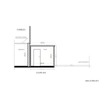 Plan de coupe nord-ouest / Existant