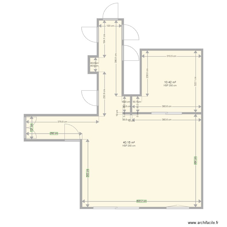 pourcelle. Plan de 0 pièce et 0 m2