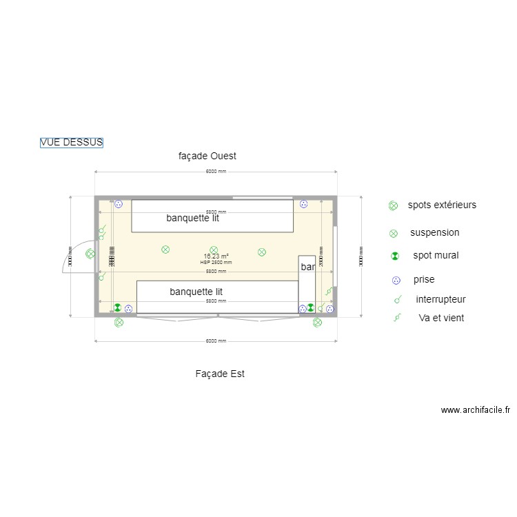 SALON VUE DESSUS 2. Plan de 0 pièce et 0 m2