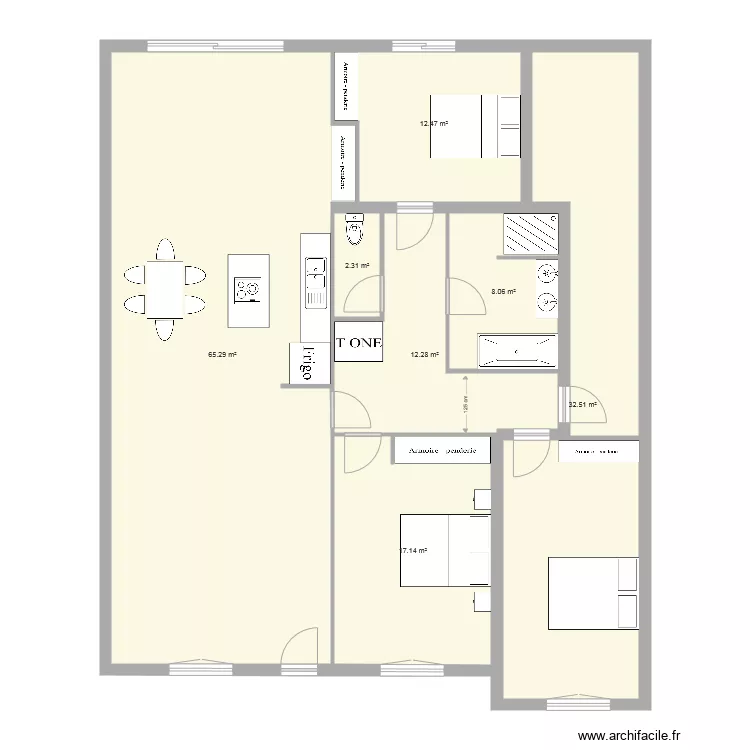 carnot base Papa T ONE. Plan de 