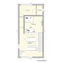 forcal salon apres travaux ETAGE BUREAU plan de masse 